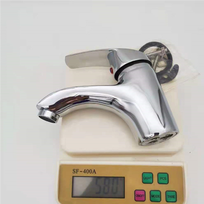 NES-JL7 Ceramic valve core basin single-hole faucet Sun horseshoe single-hole washbasin basin bathroom hot and cold mixed faucet
