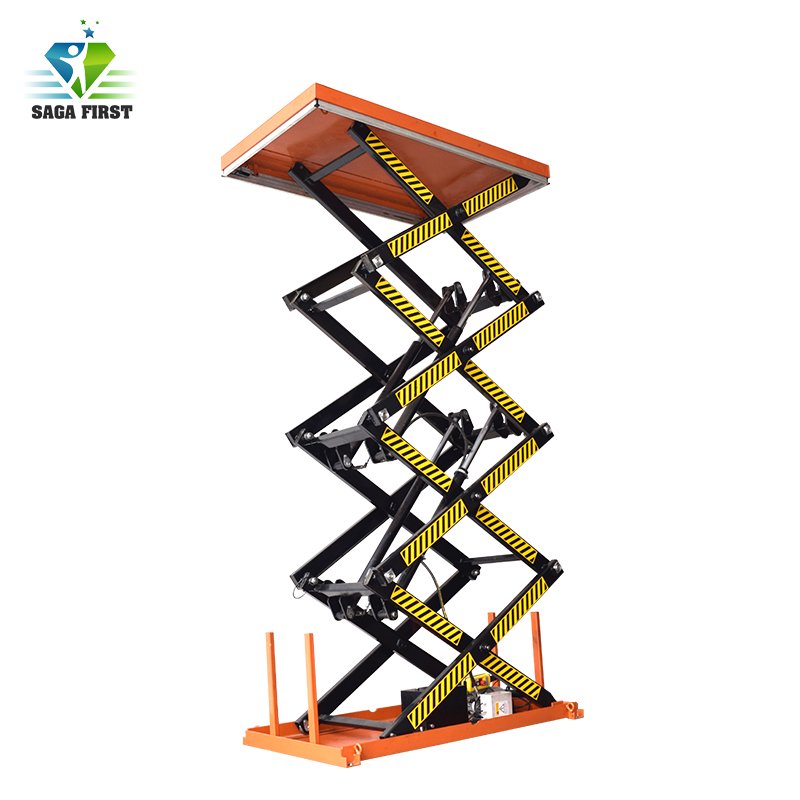 1m to 6m Lifting Height Platform Electric Hydraulic Mini Scissor Lift Table System 4m