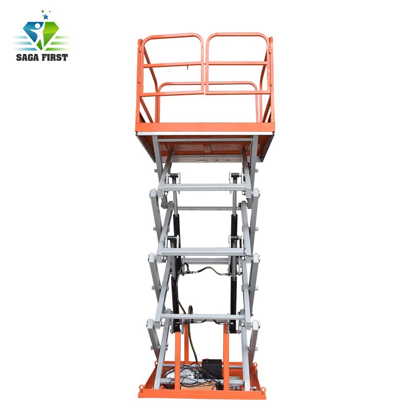 1m to 6m Lifting Height Platform Electric Hydraulic Mini Scissor Lift Table System 4m