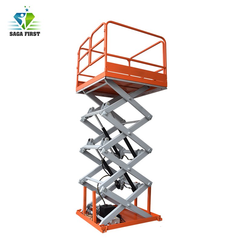 1m to 6m Lifting Height Platform Electric Hydraulic Mini Scissor Lift Table System 4m