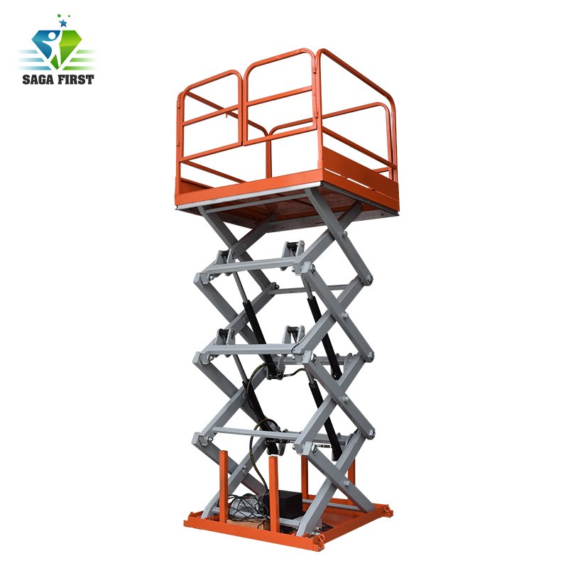 1m to 6m Lifting Height Platform Electric Hydraulic Mini Scissor Lift Table System 4m