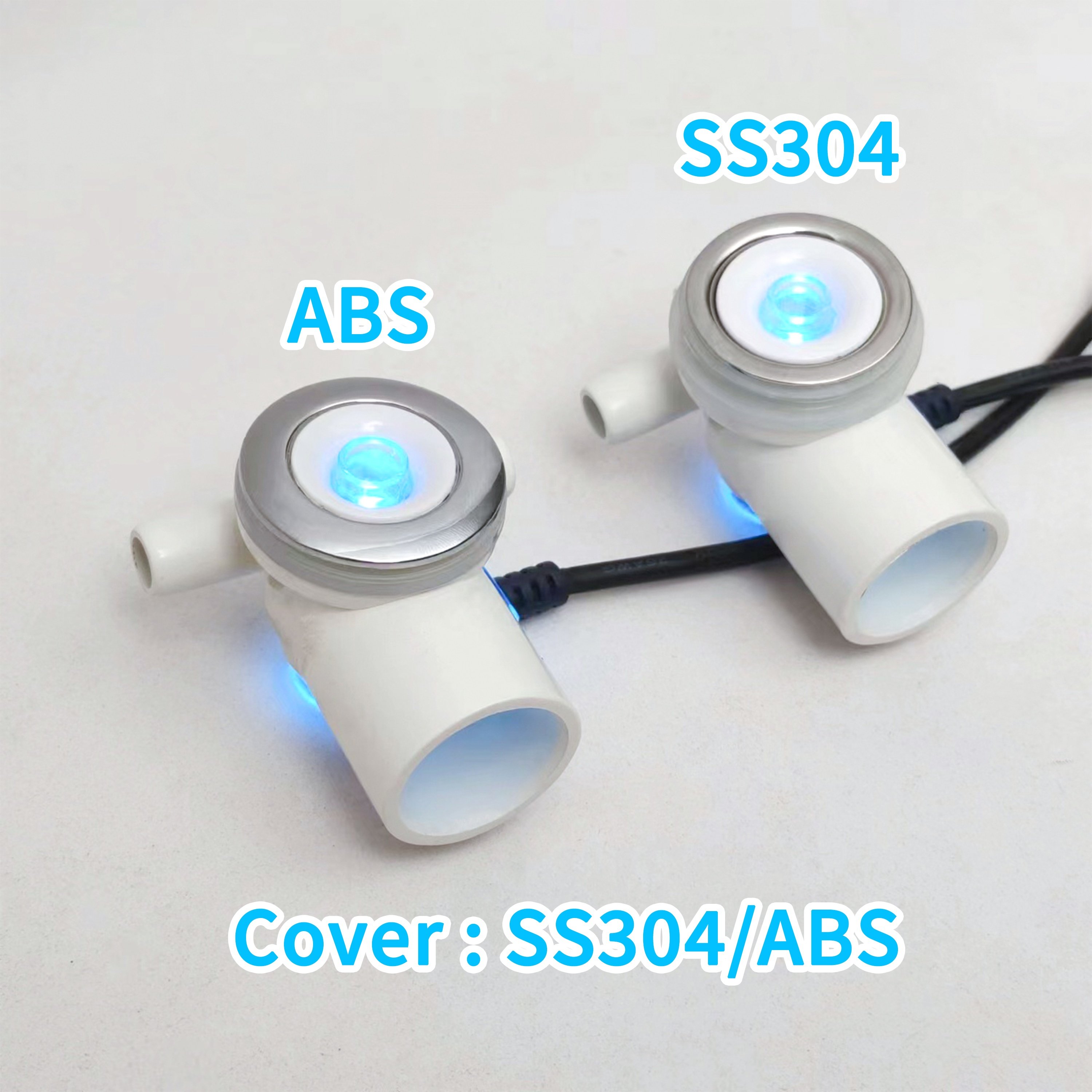 Bathtub Round Nozzle Water Massage Jet LED Whirlpool Spray Nozzle