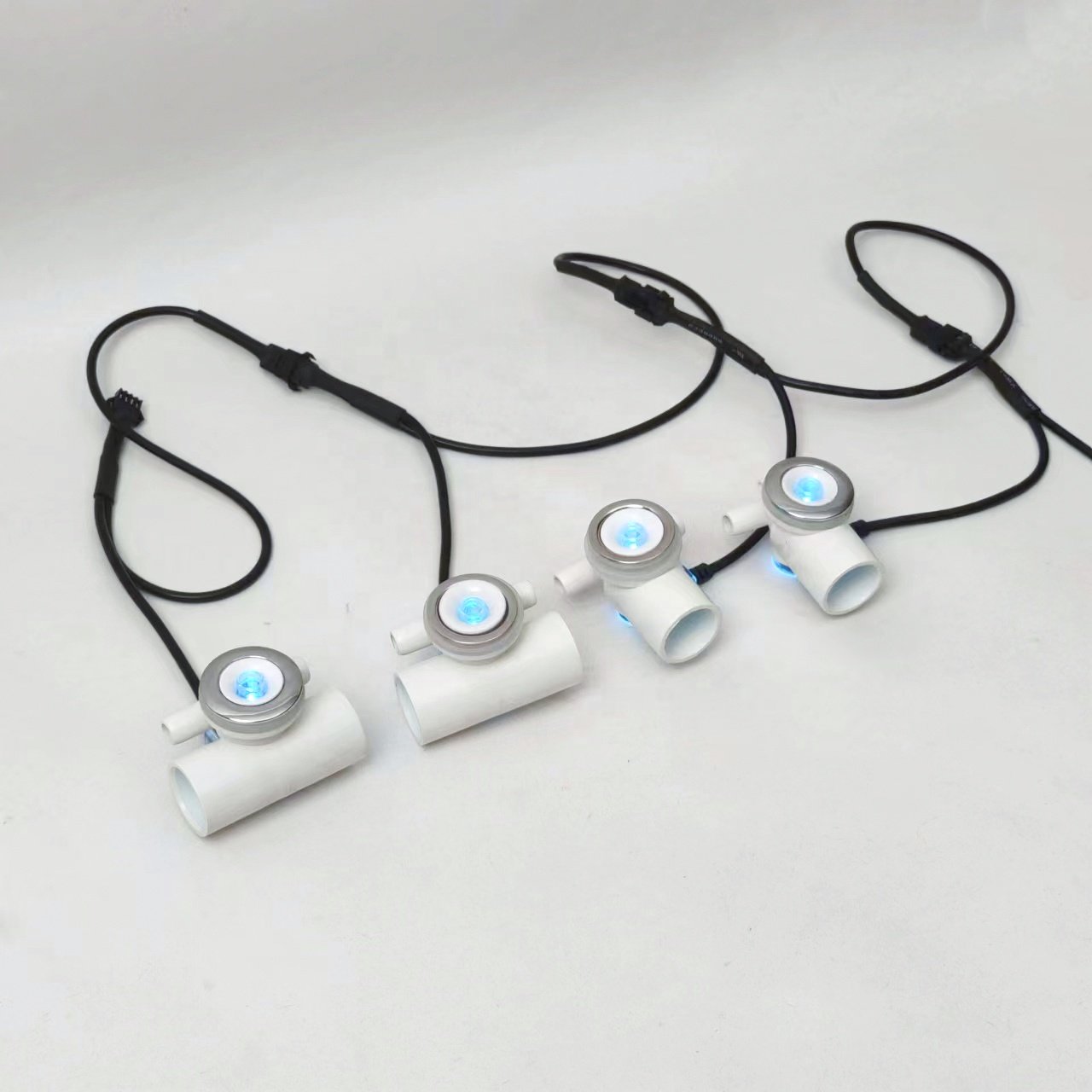 Bathtub Round Nozzle Water Massage Jet LED Whirlpool Spray Nozzle