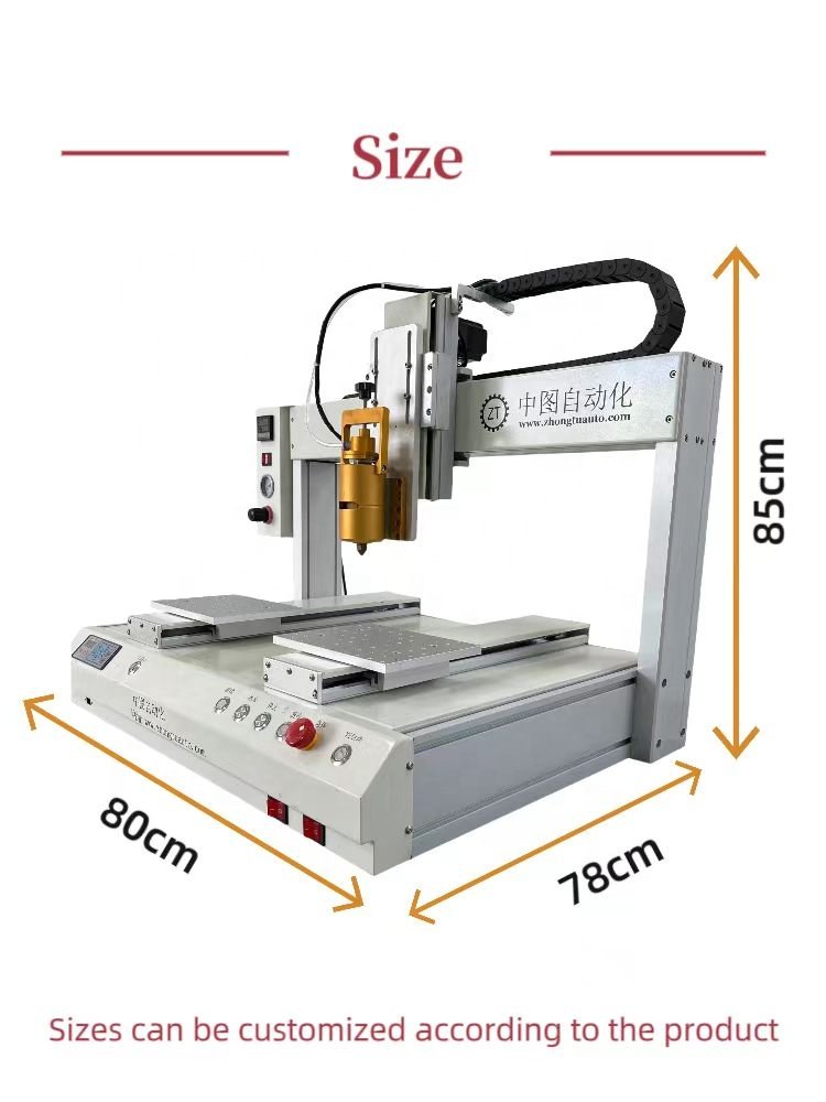 ZT-DJ441-02 Mobile Phone Touch Screen Frame Repair Fully Automatic High-precision Dispensing Glue Spraying Machine