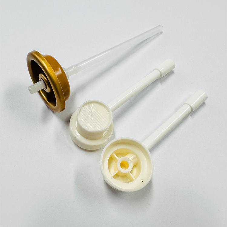 Aerosol continuous valve with actuator aerosol plastic valves for aerosol pet spray can