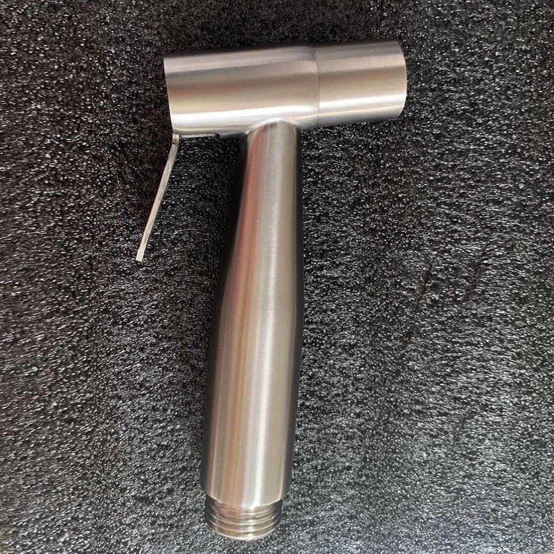 Hot Selling Stainless Steel Handle Bidet Toilet Sprayer Set 3 Pieces Bidet Faucet Sprayer Angle Valve