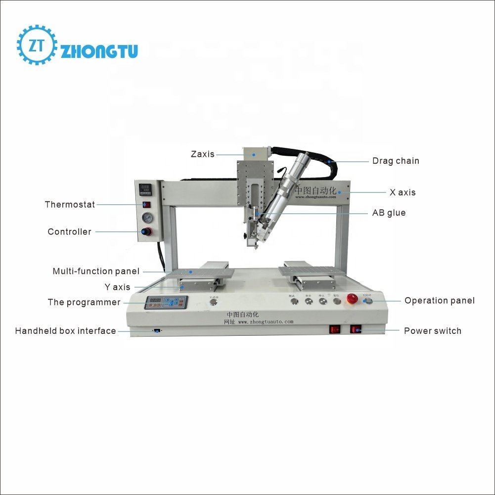Universal Automatic Silicone/Epoxy Resin/UV /AB Glue Liquid Dispensing Machine Hot Melt Glue Dispensing Robot