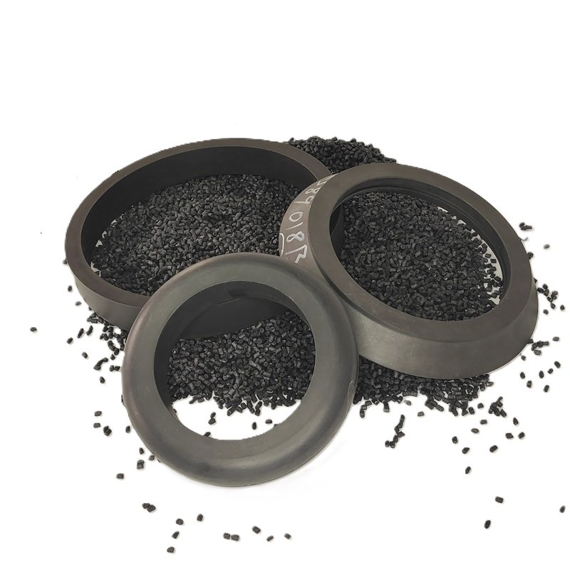 Carbon fiber reinforced composite PEEK particle black material 30% carbon fiber filled PEEK pellets