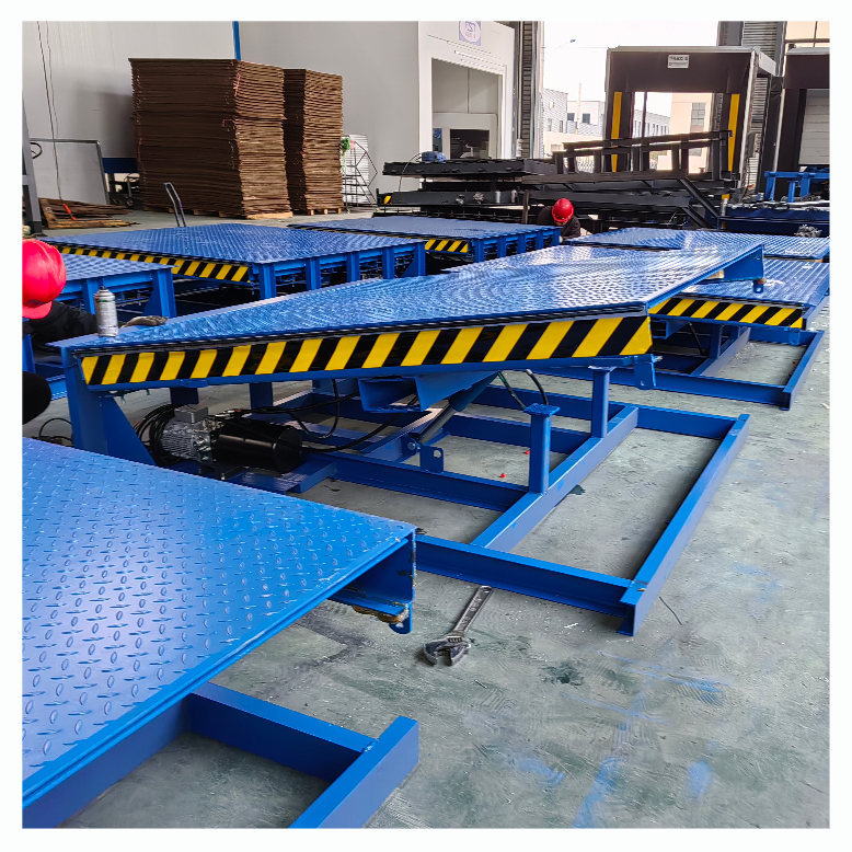 Wholesale 8t Telescopic Automatic Dock Leveler Container Ramp Forklifts Good Price Manufacturing Plants Machinery Repair Shops