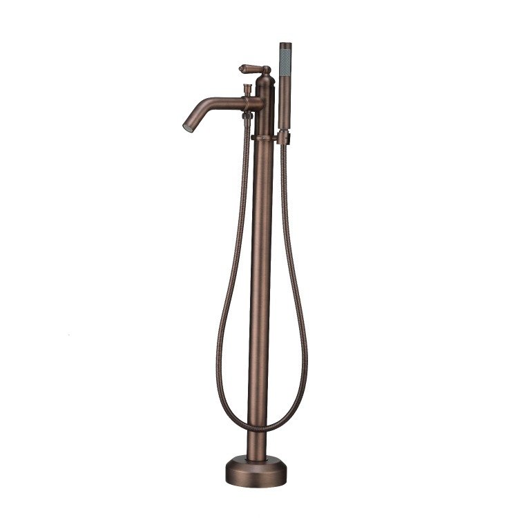 Freestanding tub filler with 1.8gpm hand spray- Brass rough in valve