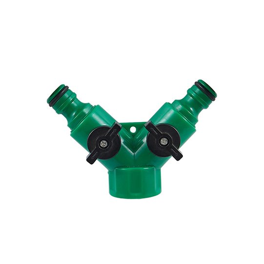 Garden Water Spray 3 Way Valve Y Shut Off Hose Quick Connector