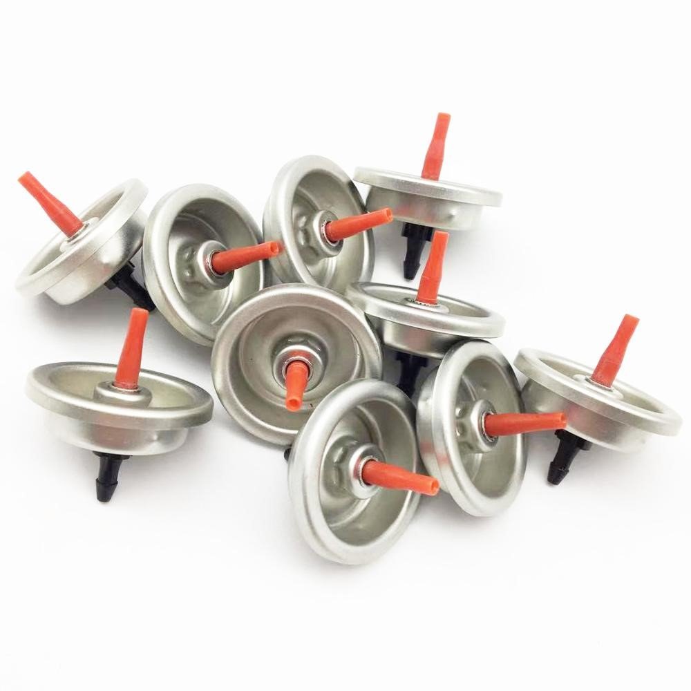110g screw butane gas cartridge accessories for aerosol can valve with actuator