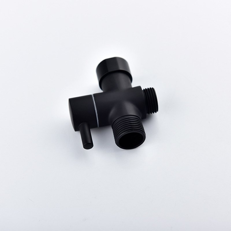 Black America 7/8 water segregator toilet gun a into a three-way switch valve women wash water valve