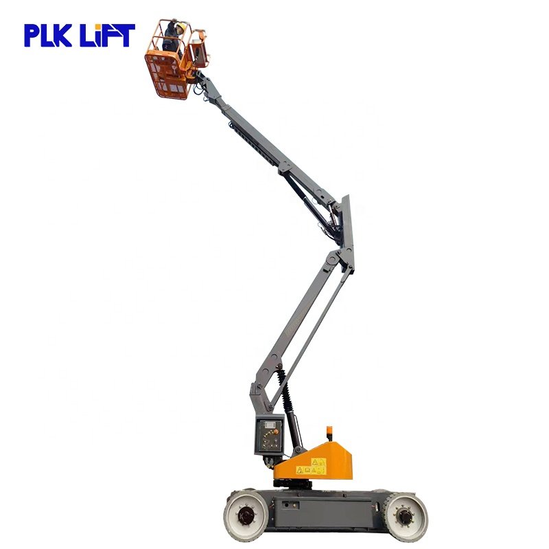 12m Cheap Electric Mobile Aerial Work Articulating Boom Lift