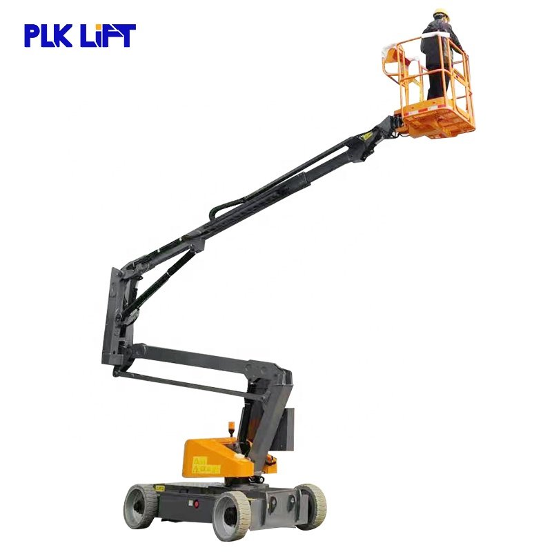12m Cheap Electric Mobile Aerial Work Articulating Boom Lift