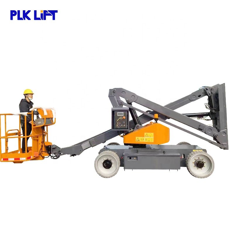 12m Cheap Electric Mobile Aerial Work Articulating Boom Lift