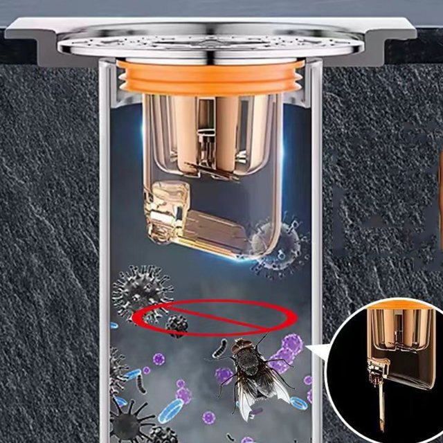 Floor drain deodorizer blocking sewer anti backflow odor floor drain cover anti odor inner core universal toilet plug