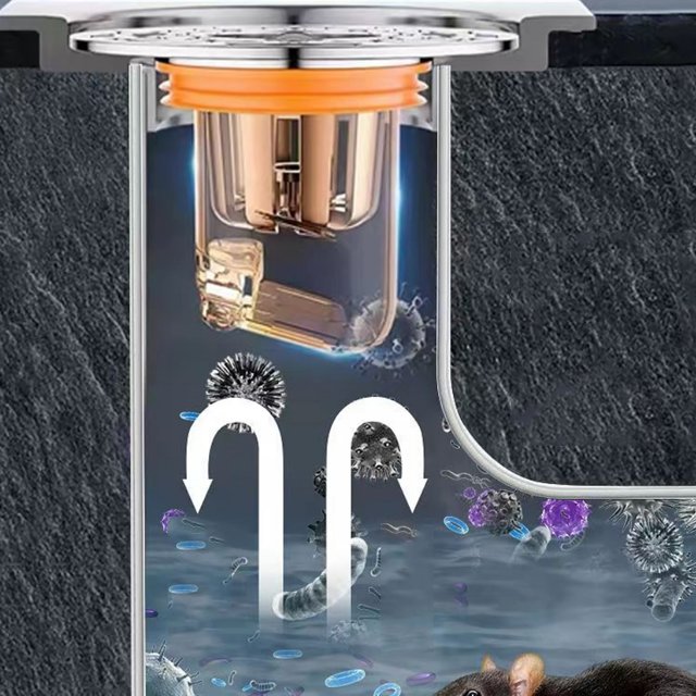 Floor drain deodorizer blocking sewer anti backflow odor floor drain cover anti odor inner core universal toilet plug