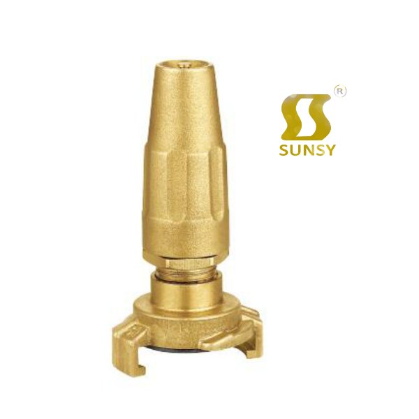 garden Brass geka spray nozzles with quick coupling connection from spraying to full jet water flow can be stopped adjustment
