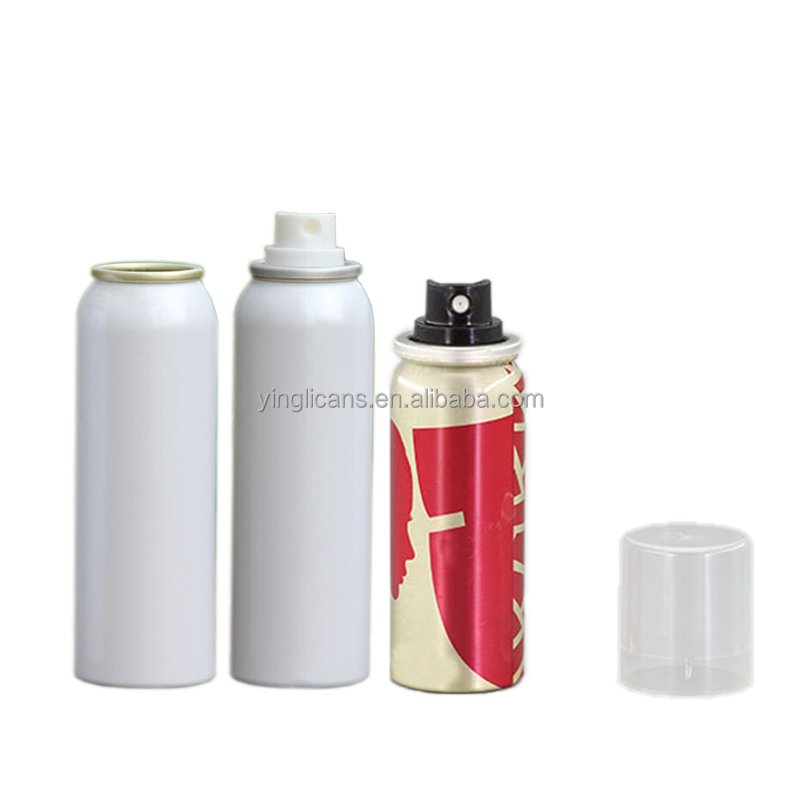 Wholesale Aluminium Aerosol Cans Customize Aluminum Spray Can Empty Aerosol Tin Cans with Valve Actuator for Deodorant spray