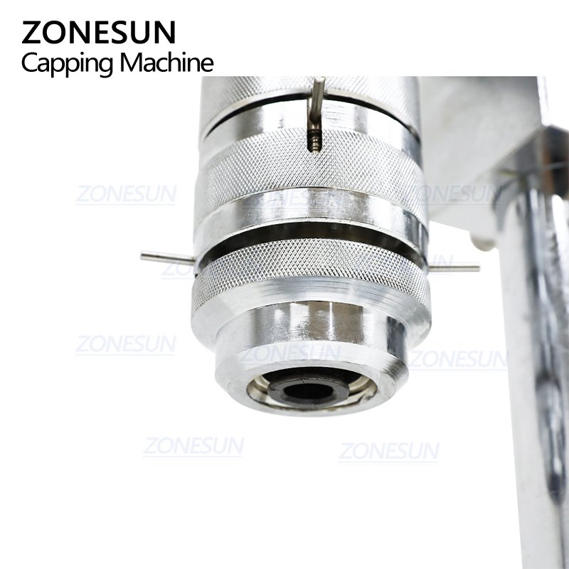 ZONESUN ZS-YG25C Manual Spray Paint Aerosol Valve Can Crimping Capping Machine