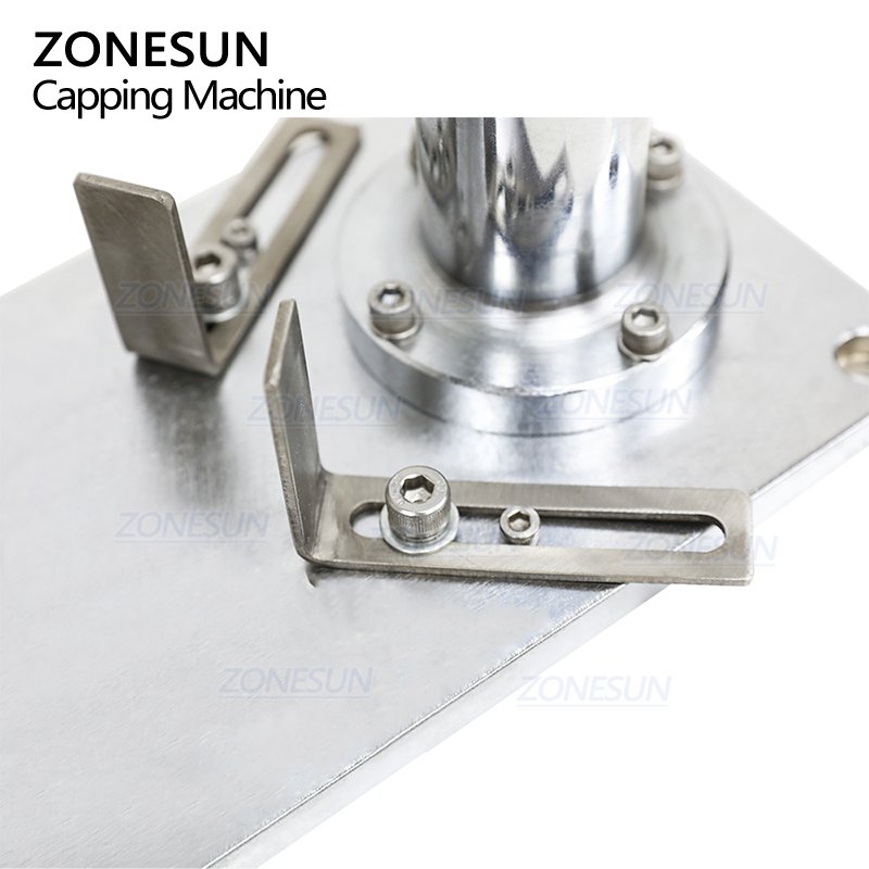 ZONESUN ZS-YG25C Manual Spray Paint Aerosol Valve Can Crimping Capping Machine