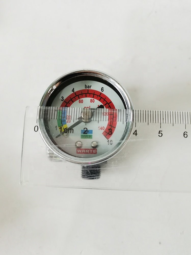 Spray gun pressure gauge, paint spraying pressure regulator regulating valve, gun tail pressure gauge