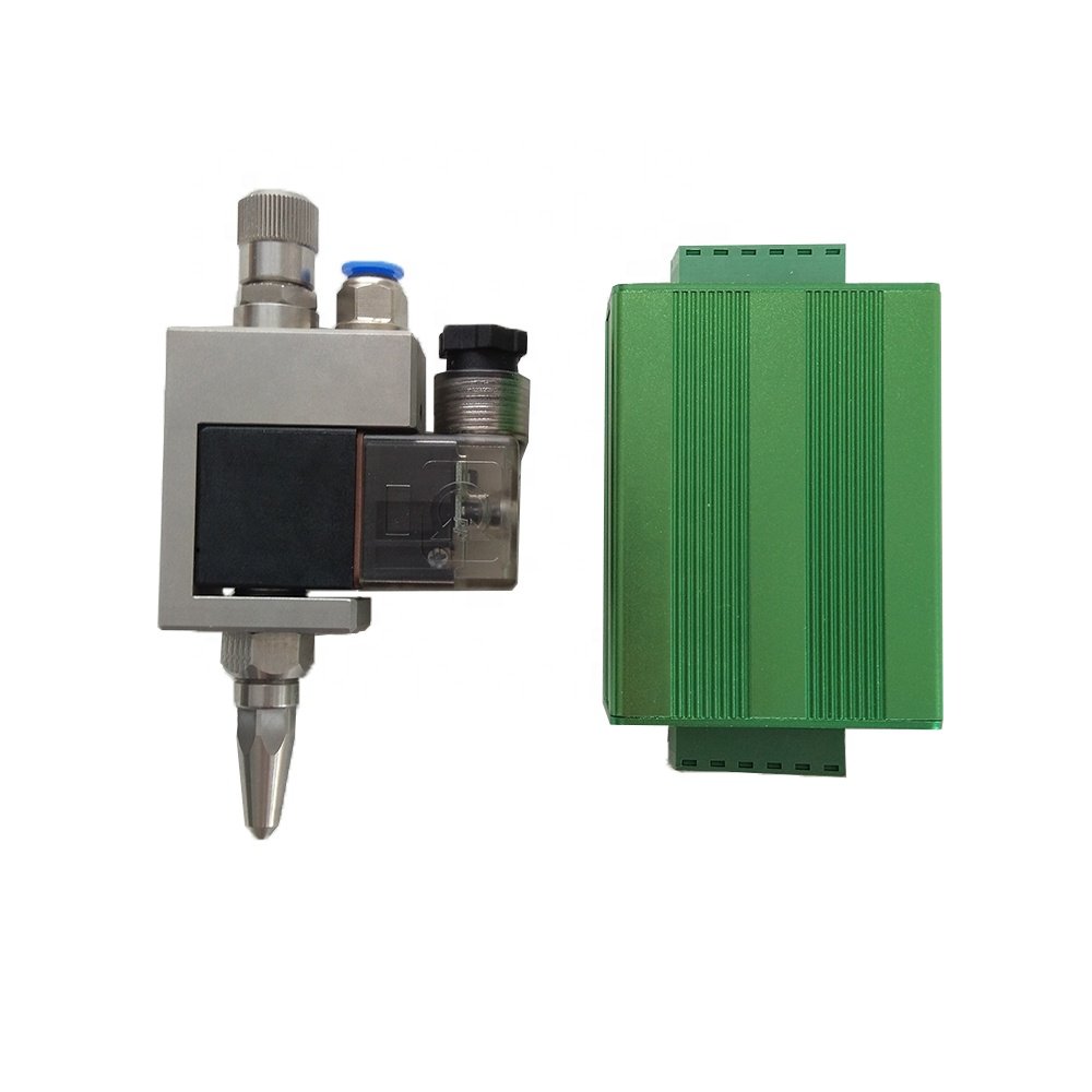 Electric cold glue spray valve for making shoes cloth printing