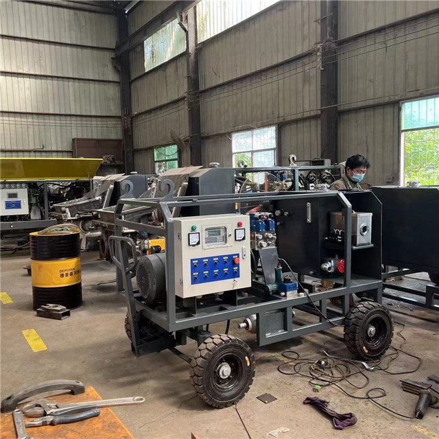variable output 3-9m3/h electric shotcrete hydraulic concrete pump for pumping and spraying concrete
