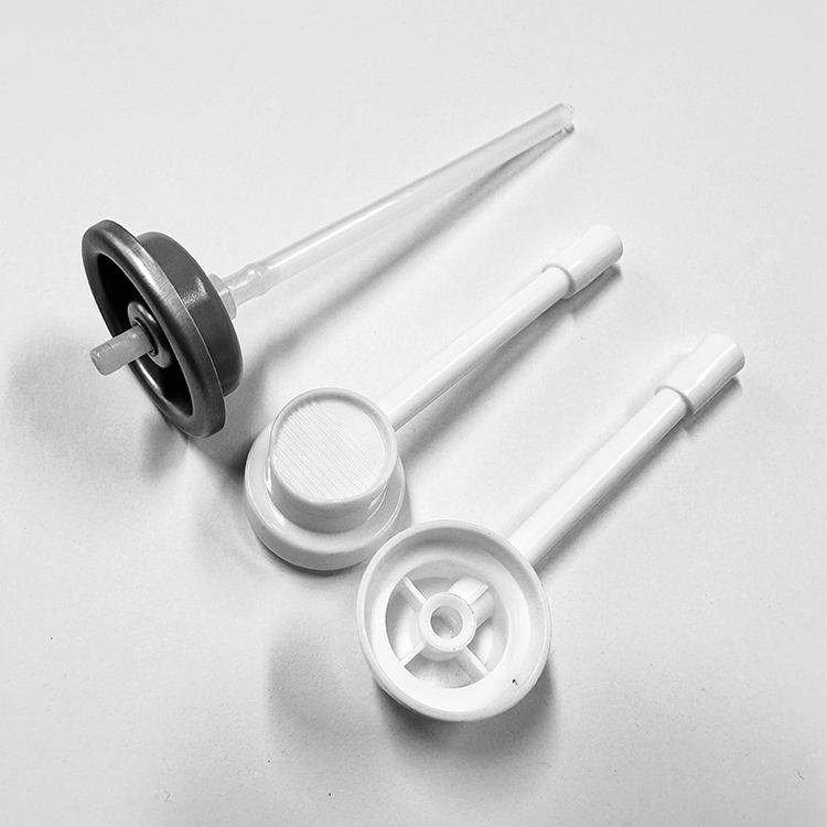 Custom logo aluminium plastic aerosol continuous valve with actuator for spray can