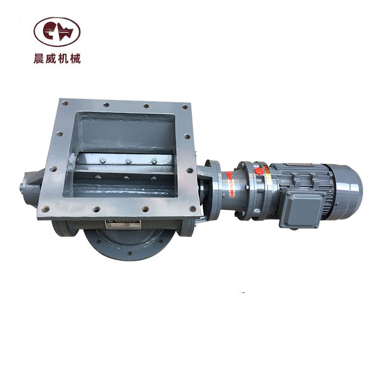 rotary airlock valve for granules and powder transport under silo hopper