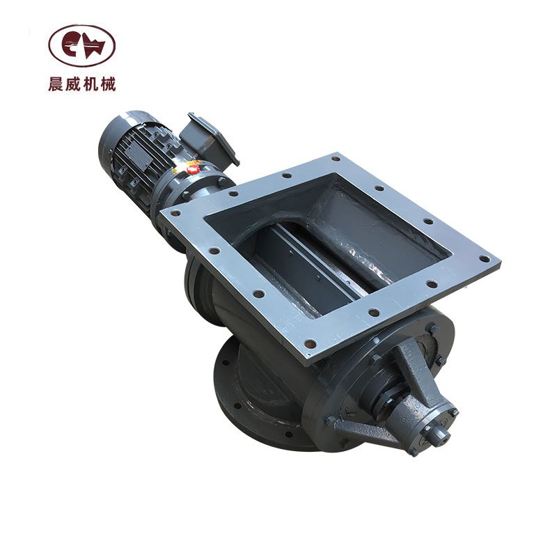 rotary airlock valve for granules and powder transport under silo hopper
