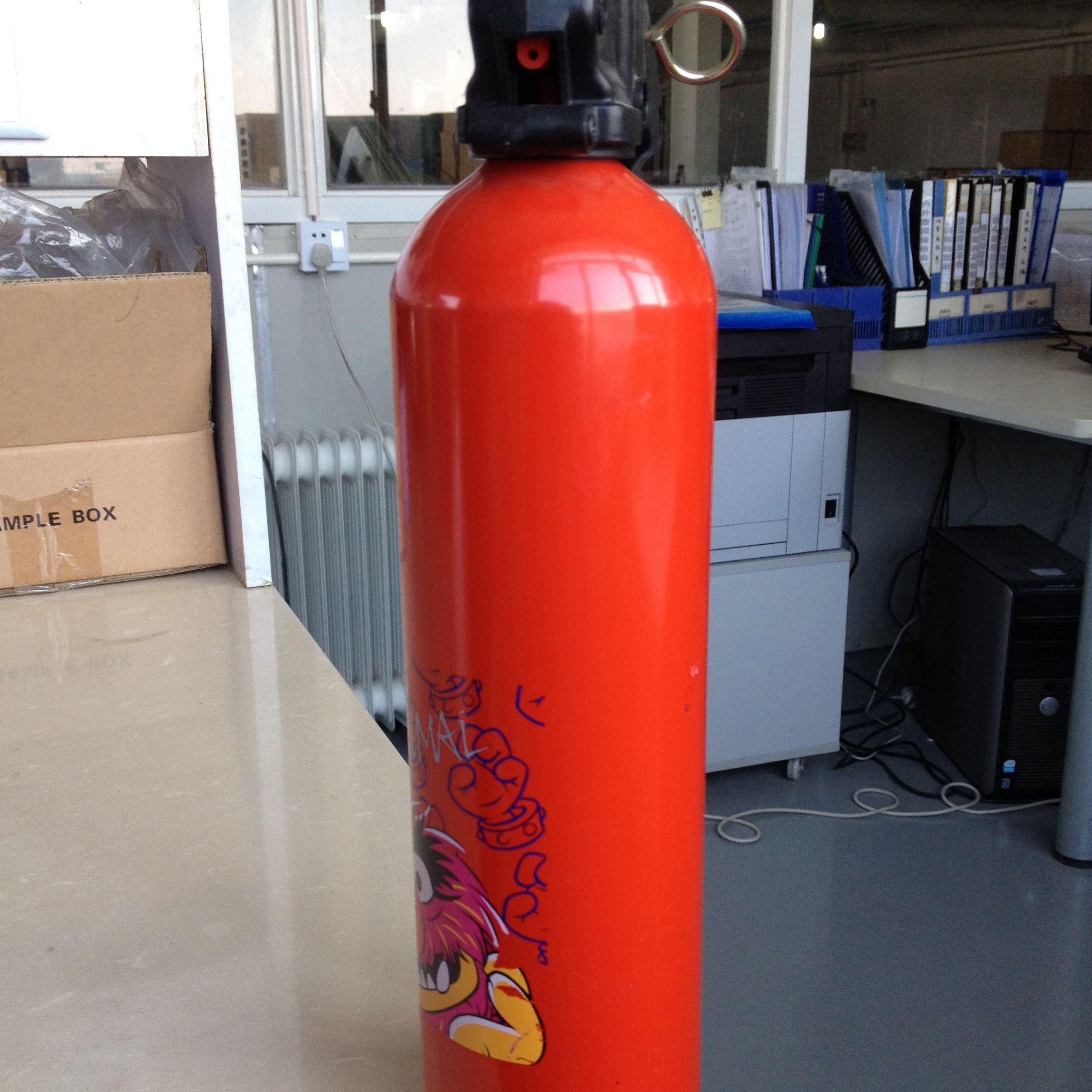 Aluminium-Plastic Fire extinguisher accessories female BOV and spray actuator