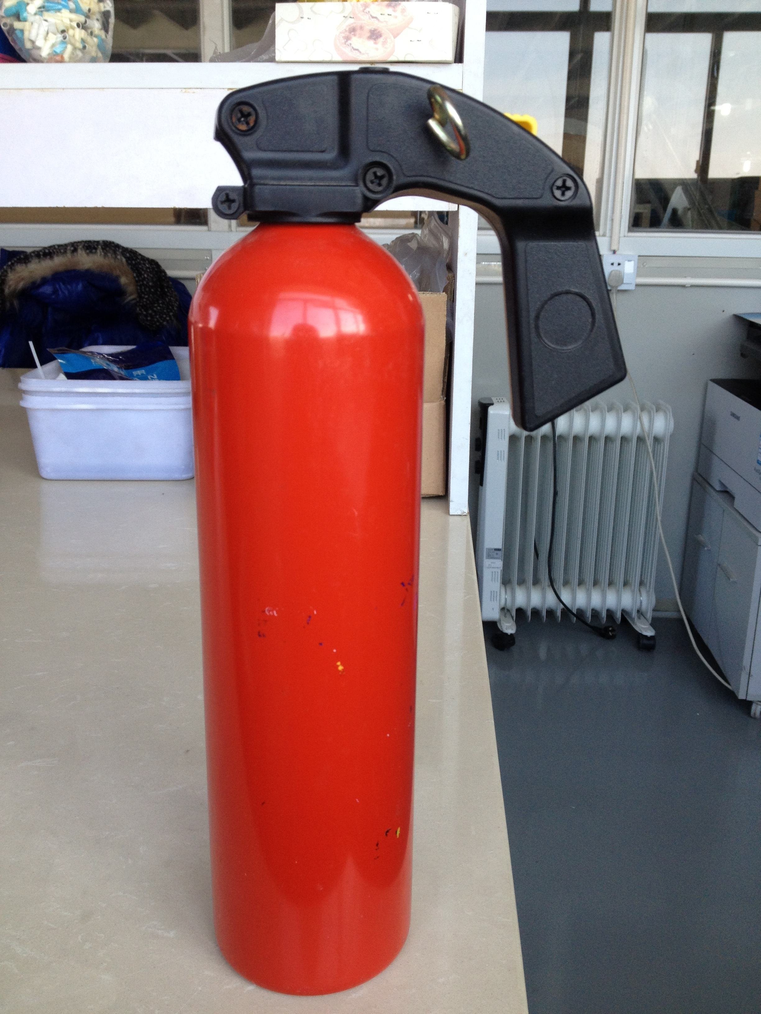 Aluminium-Plastic Fire extinguisher accessories female BOV and spray actuator