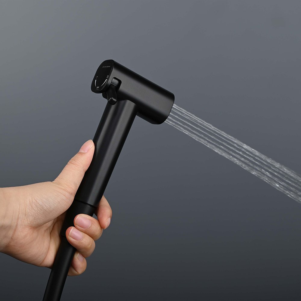 Toilet companion one in two out three-way angle valve washing machine faucet stainless steel spray gun set