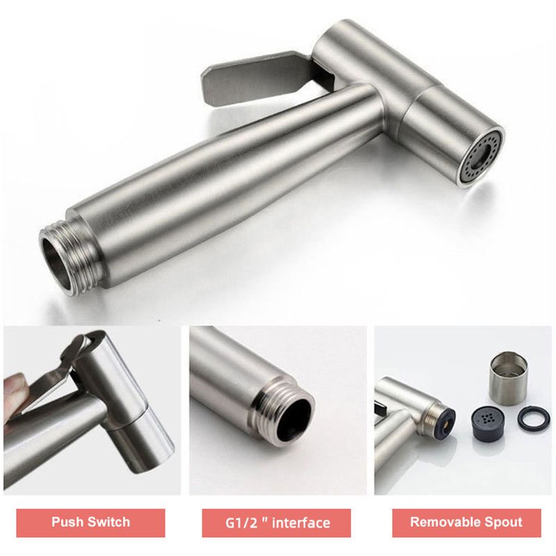 OEM/ODM Luxury Bidet Faucet Wholesale Muslim Stainless Steel Jet Hand Shattaf Bidet Sprayer