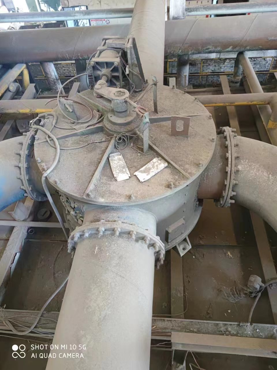 Eccentric double flanged butterfly valve control butterfly valve