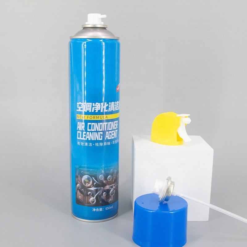 Tire repair fluid nozzle valve of aerosol cans cap aerosol spray actuator valve