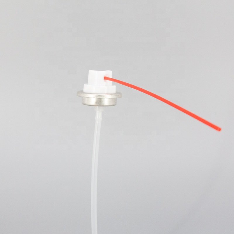 Tire repair fluid nozzle valve of aerosol cans cap aerosol spray actuator valve