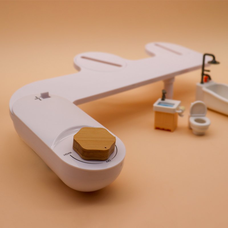 2022 New Fresh Water Spray Bidet Single nozzle Self-cleaning No electricity Toilet Attachment Bidet