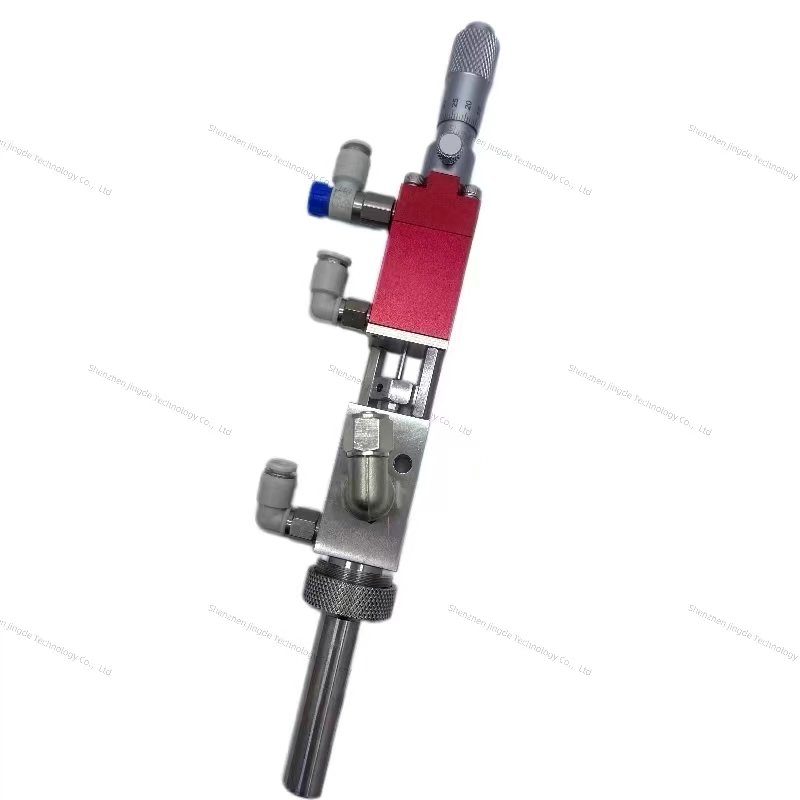 Precision medium atomizing glue valve Thimble single liquid dispensing valve shoe cloth printing quick spraying valve