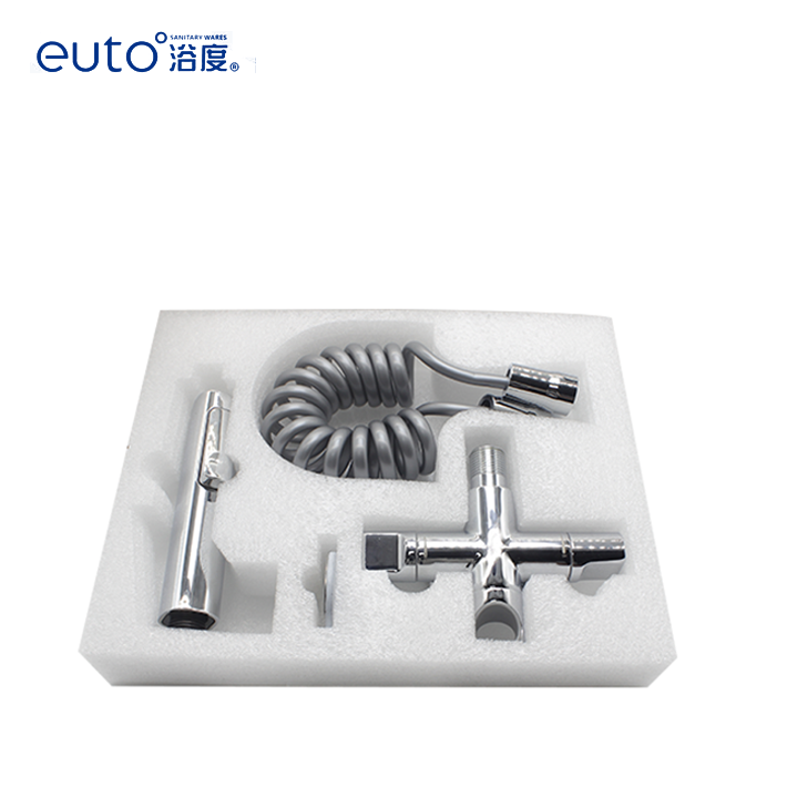 EUTO cold water non-electric abs plastic combined bidet sprayer toilet seat
