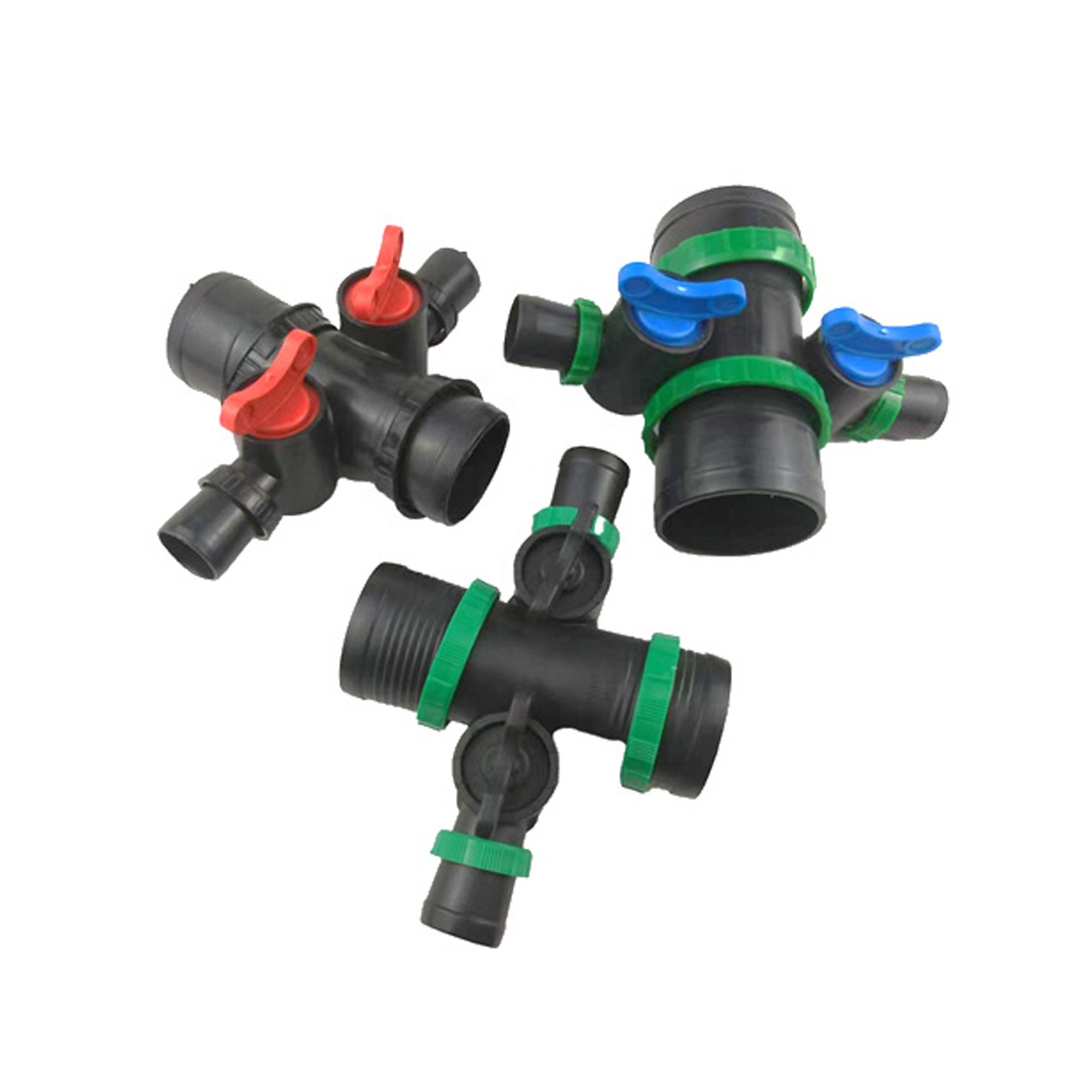 Drip Irrigation System Valves 50*28 mm Tee Valve Irrigation Control Valve For Spray Hose