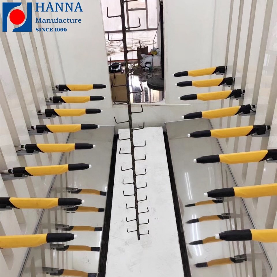 Manual/Automatic powder spray coating system for Aluminum tubes/Steel pipes/Gates/ Fire Boxes