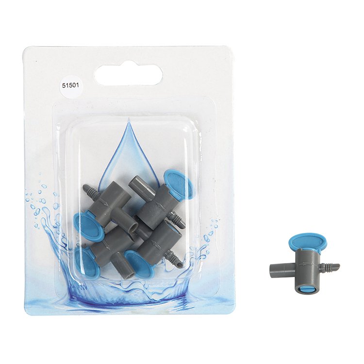 Cheap price garden drip irrigation pipe making machine X4pcs control valve for spray nozzle