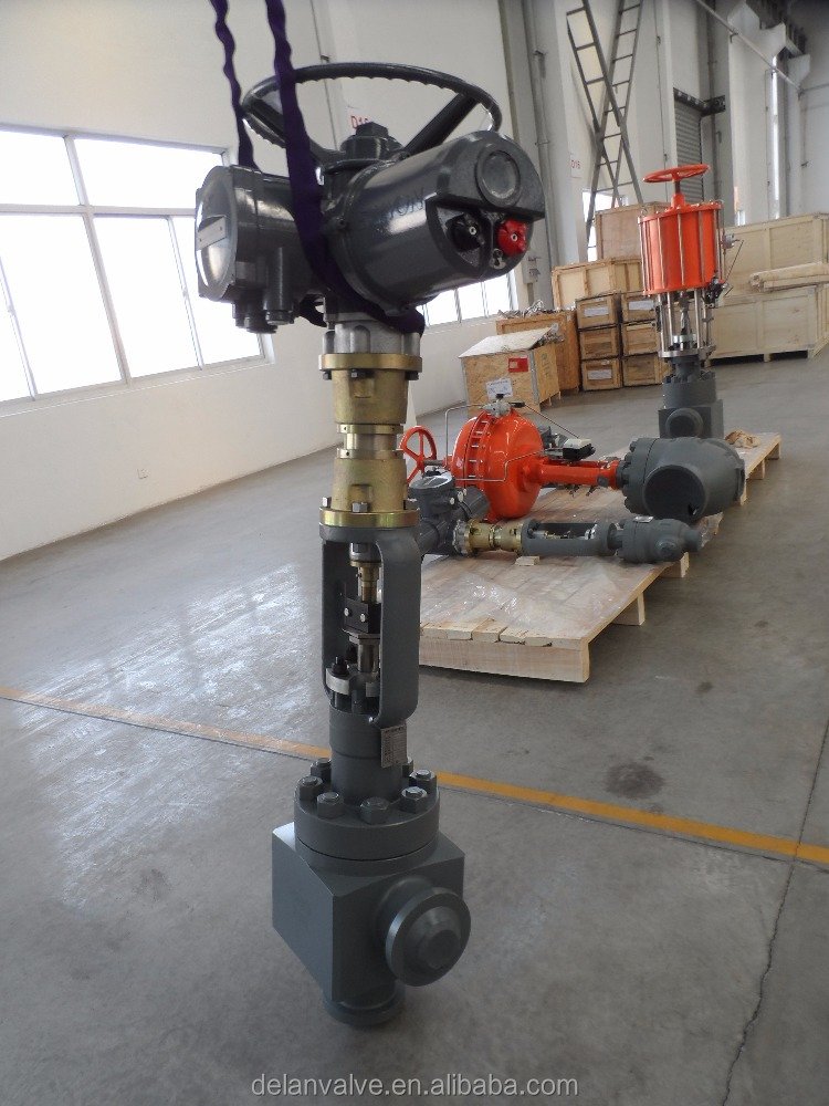 Globe Flow Direction Electric Actuated Attemperator Spray Control Valve Spray Valve