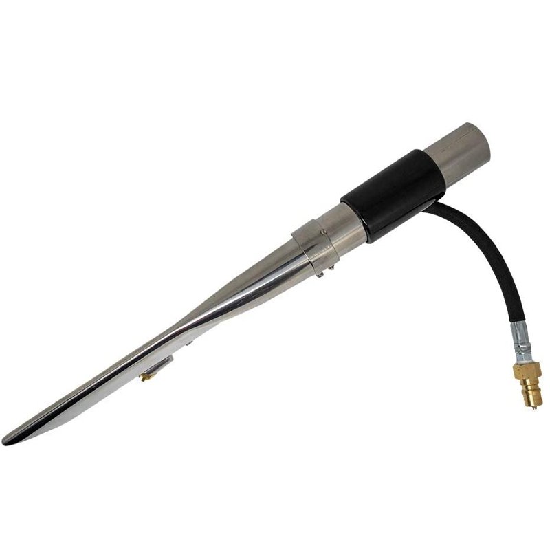 Aluminum Carpet Cleaning Tool Internal Spray Crevice Tool with Brass Valve