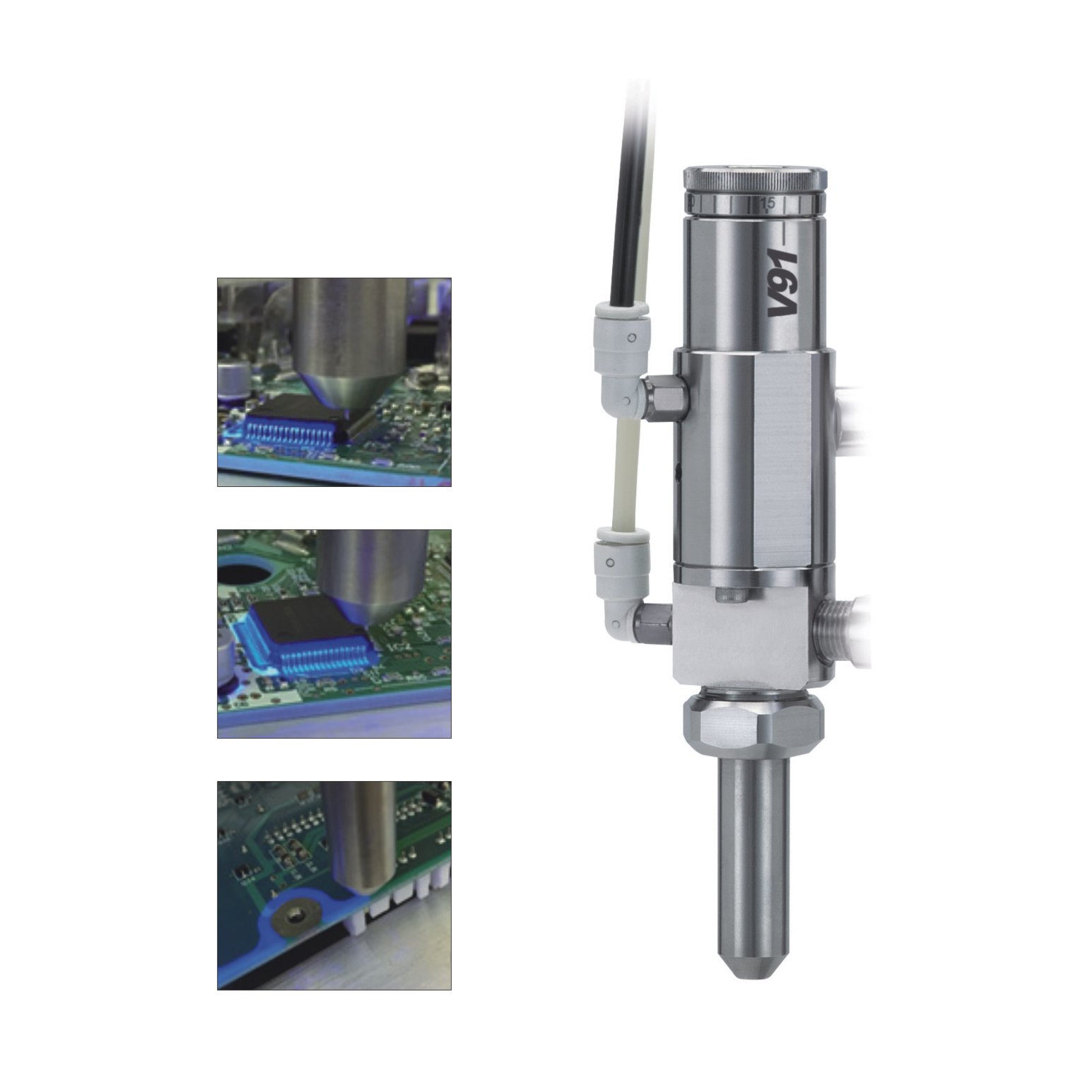 Micro pressure Spraying valve Flux glue dispensing valve paint glue valve