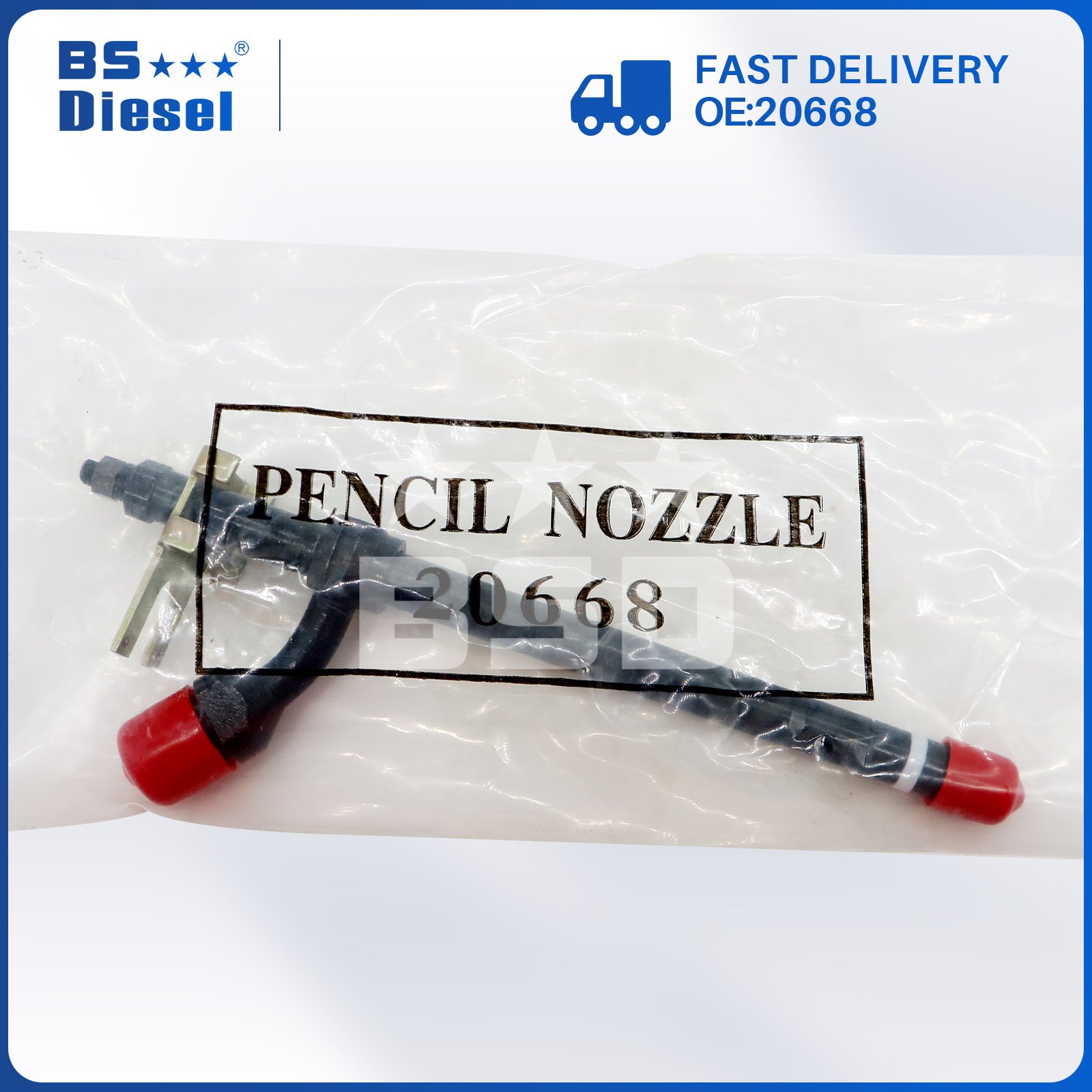 Factory Supply Spray Valves Diesel Injector Nozzle A62809 Pencil Fuel Injector 20668 For Case Tractor Engine Parts