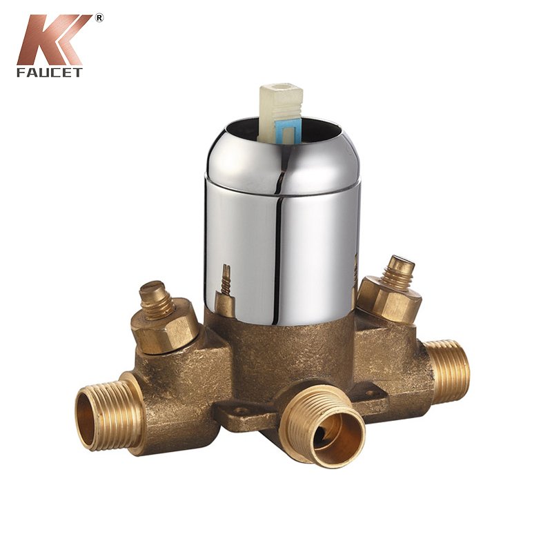 High Quality North America Best-Selling Brass Shower Trim Kit Faucet with Pressure Balance Valve Soft Rain Spray Pattern Hotels